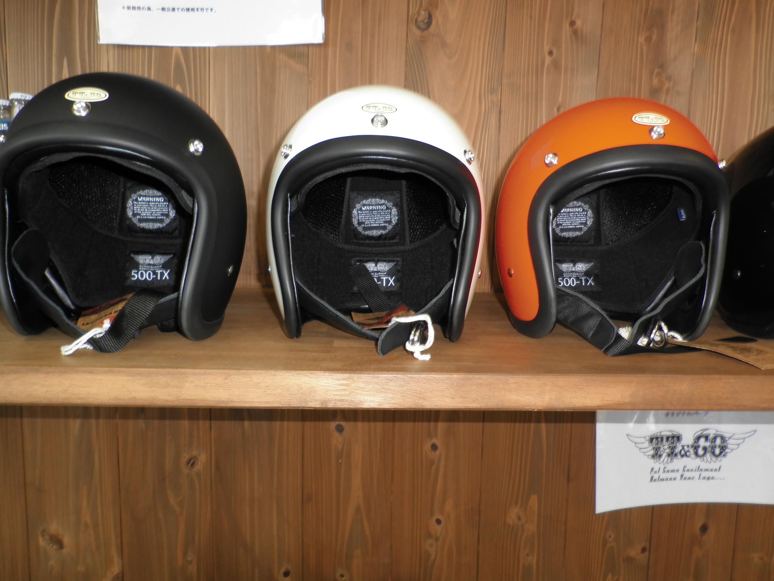 TT&CO 500-TX ] JETヘルメット選びにお困りの方へ